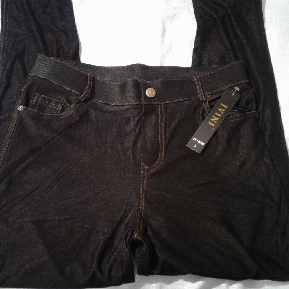 JVINI black jeggings